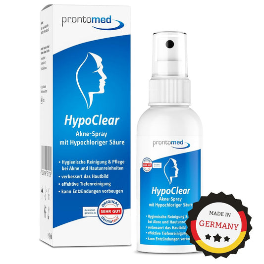 PRONTOMED Hypoclear Acne Spray 75ml – Gentle & Effective Skincare with Hypochlorous Acid for Acne, Blemishes & Redness Relief