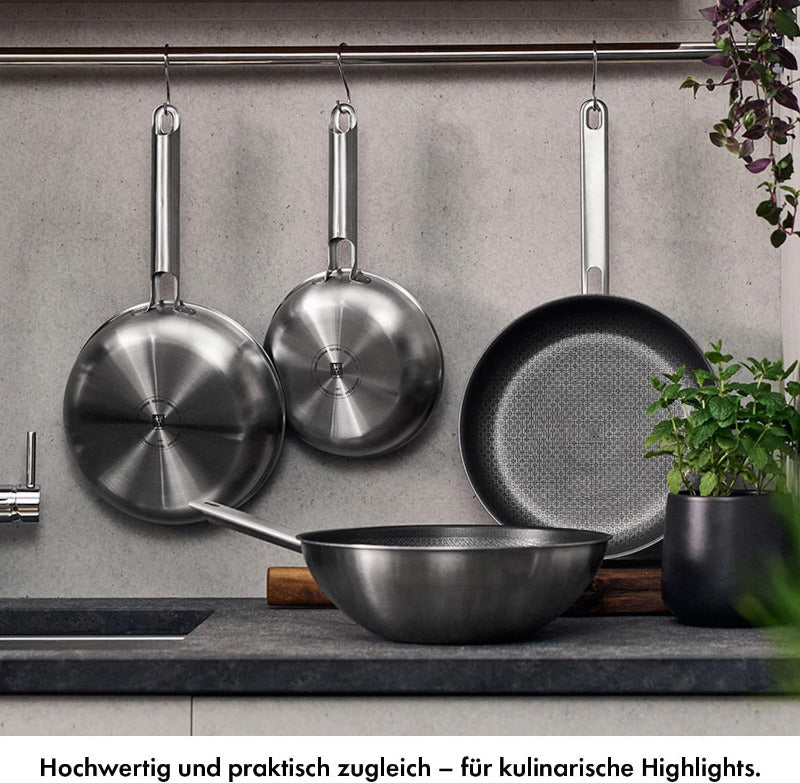 Zwilling Joy plus Bratpfanne 28 Cm, Kratzfeste Antihaftbeschichtung Mit Schutzgitter, Für Alle Herdarten, Induktionsgeeignet, Spülmaschinengeeignet, Schwarz