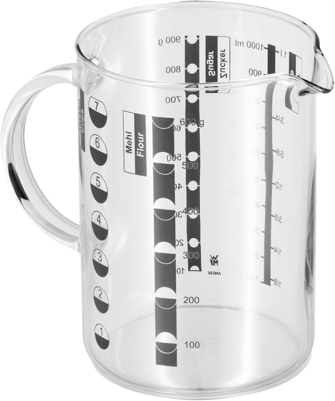 WMF Gourmet Measuring Jug 1L Heat-Resistant Glass
