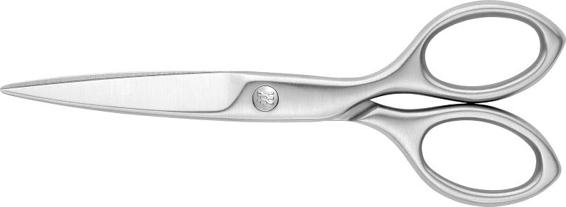 ZWILLING TWIN Select Household Scissors – 18 cm, Stainless Steel, Matte Silver