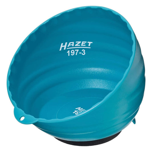 HAZET Magnetic Tray 197-3 – 150mm Lightweight Plastic Bowl with Extra-Strong Magnet for Screws, Nuts, Bolts & Small Parts