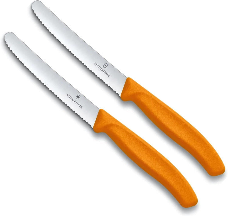Victorinox 6-Piece Swiss Classic Table Knife Set | Wavy Edge | Multi-Color | Swiss Made