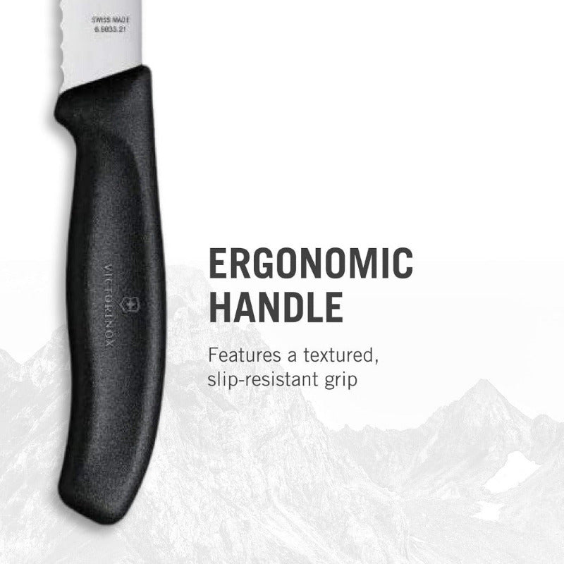 VICTORINOX Swiss Classic 5-Piece Kitchen Knife Set – Ultra-Sharp, Swiss Made, Black