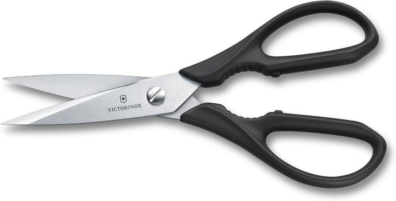 VICTORINOX Household Scissors – Stainless Steel, Black Handle