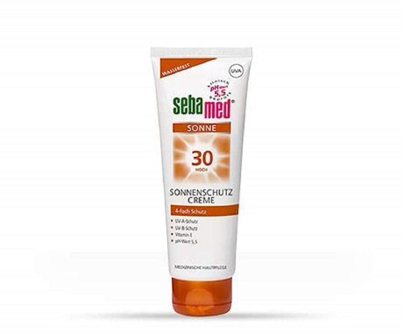 Sebamed Sonnenschutzcreme Mit Lichtschutzfaktor 50+, Täglicher Wasserfester Sonnenschutz Mit Dem Ph-Wert 5,5, Für Das Gesicht, Ohne Mikroplastik, 75 Ml