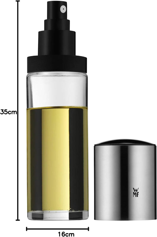 WMF Basic Vinegar & Oil Sprayer 125 ml Glass Spray Bottle with Brushed Stainless Steel