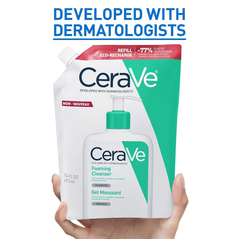 Cerave Foam Facial Clean Refill Pouch