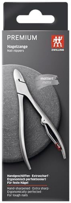 ZWILLING Premium Nail Nipper – 125 mm | Professional Nail Clipper for Hard Nails, Ergonomic & Hypoallergenic Stainless Steel