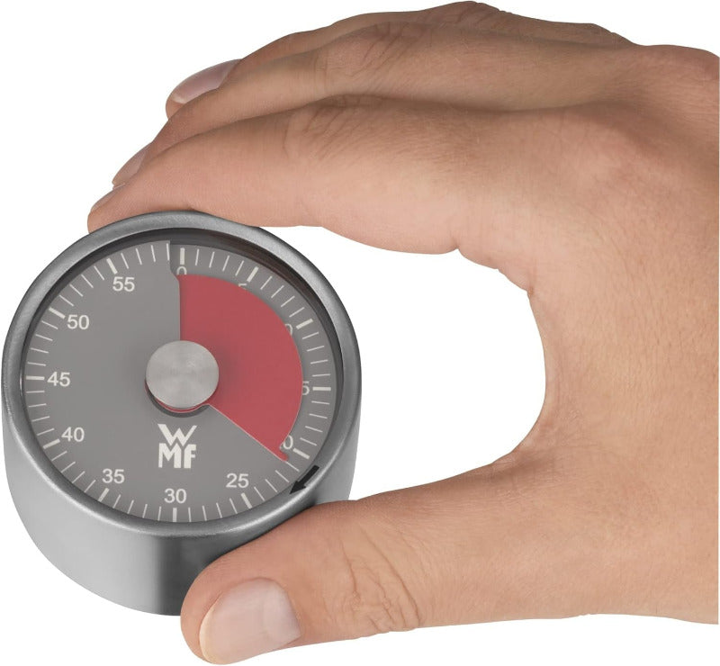 WMF Mechanical Kitchen Timer – 60-Minute Magnetic Egg Timer Acoustic Alarm