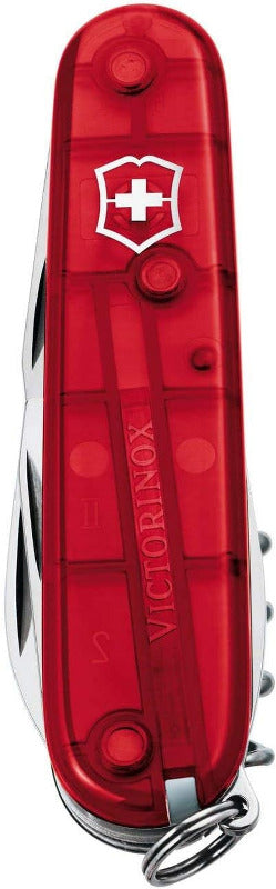 VICTORINOX Spartan Swiss Army Knife – 12-in-1 Multitool Pocket Knife with Corkscrew, Blade, Can Opener & More