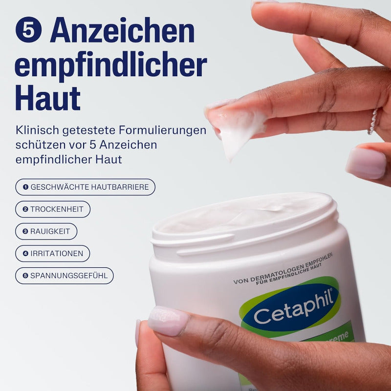 CETAPHIL Moisturizing Cream 453g – Intense 48H Hydration for Dry & Sensitive Skin