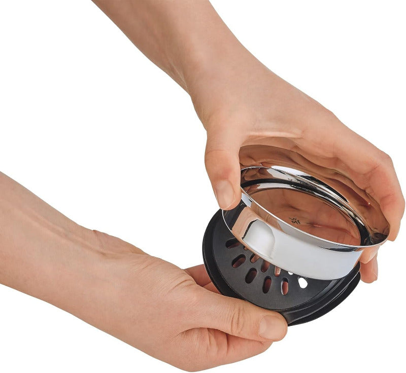 WMF Motion Water Carafe – 1.25L Glass Carafe with Silicone Lid 