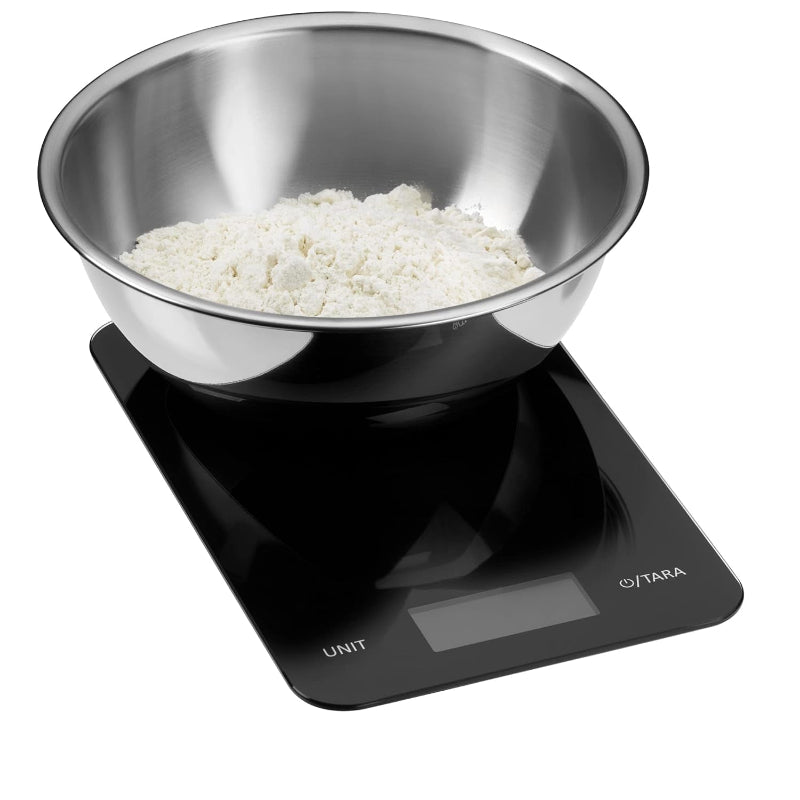 WMF Digital Kitchen Scale – Black 5kg Precision Scale with Safety Glass