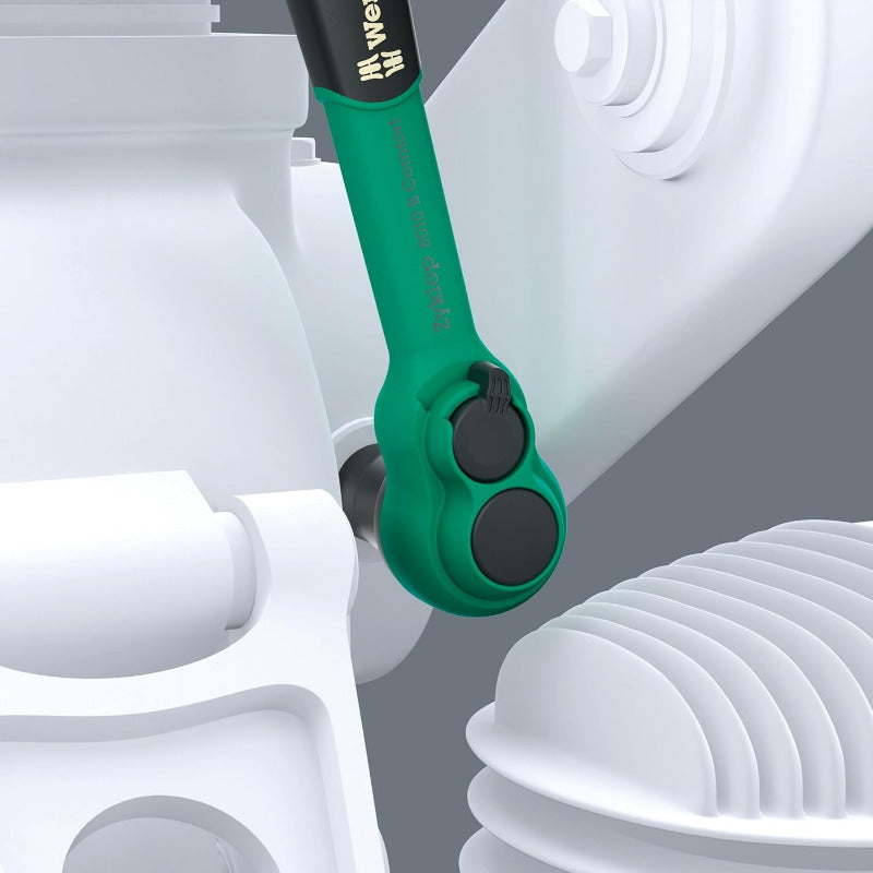 WERA 8100 SB 12 Zyklop Comfort Ratchet Set – 16-Piece (3/8" Drive)