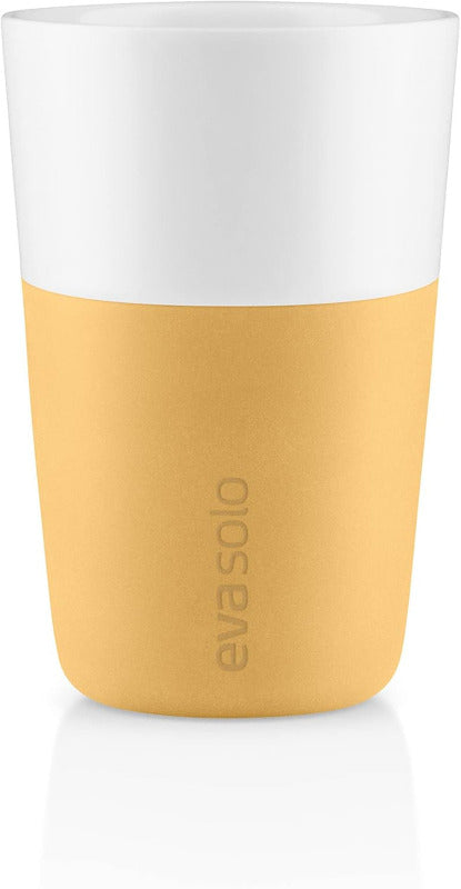 EVA SOLO | 2 Espresso Becher | 80 Ml | Gut Zu Halten Durch Silikonbeschichtung | Spülmaschinenfest | Carbon Schwarz