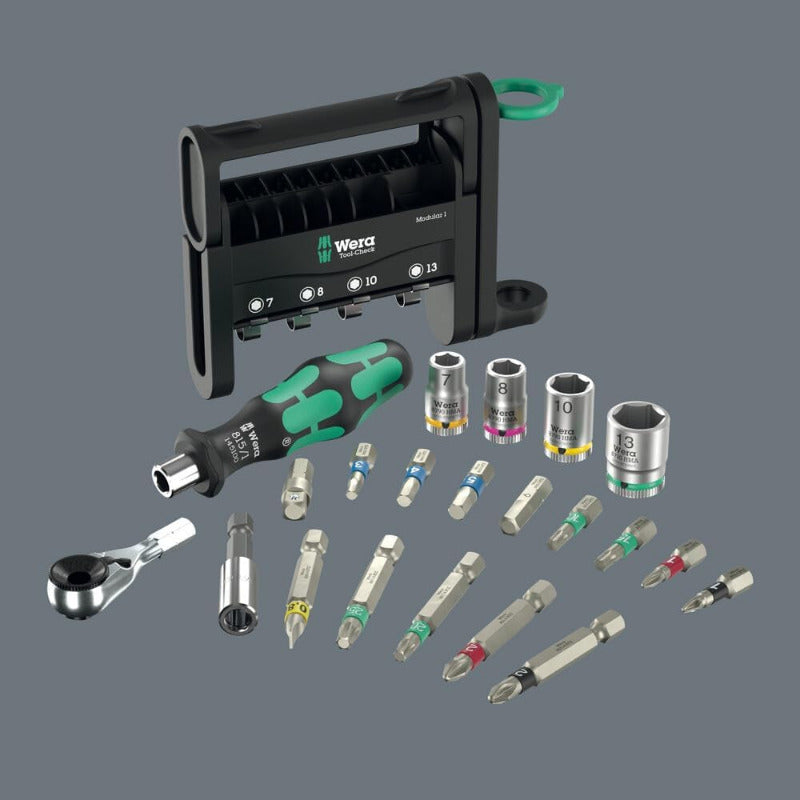 WERA Tool‑Check Modular 1 – Premium 21‑Piece Compact Kit (05049000001)