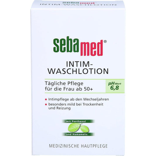 SEBAMED Intim Waschlotion pH 6.8 – For Women 50+ - 200ml for Mature Skin