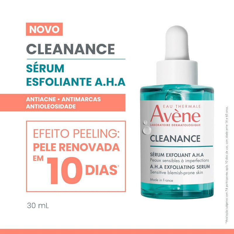 AVENE Cleanance A.H.A Exfoliating Serum 30ml Reveal Clearer
