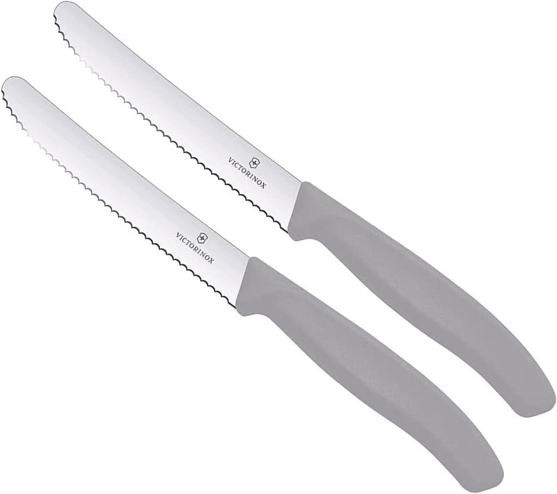 Victorinox 6-Piece Swiss Classic Table Knife Set | Wavy Edge | Multi-Color | Swiss Made