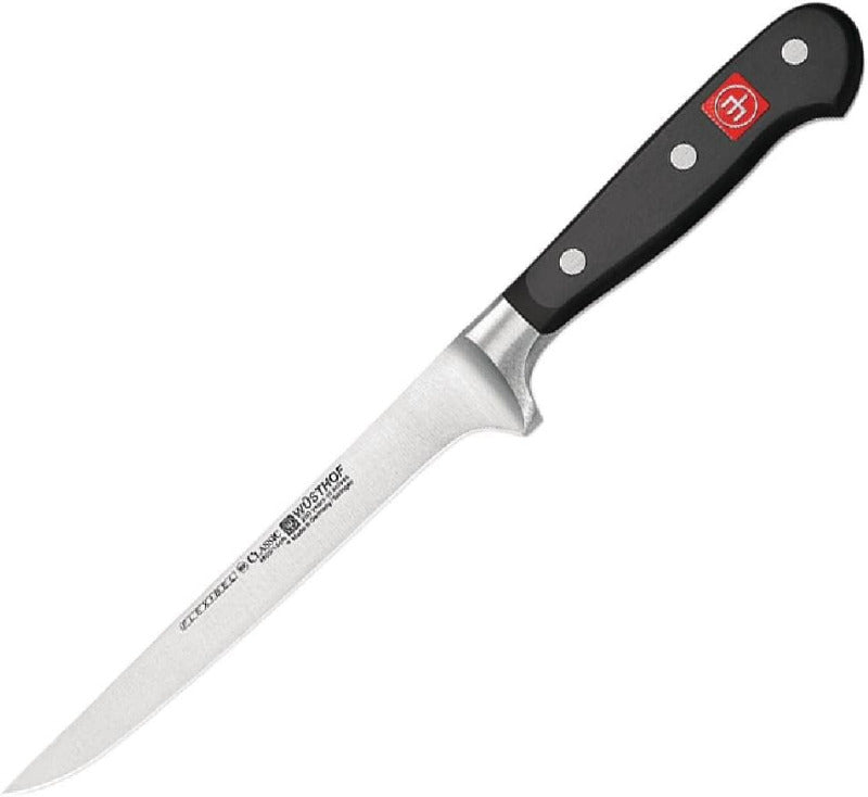 WÜSTHOF Classic Boning Knife 16 cm – Black/Silver