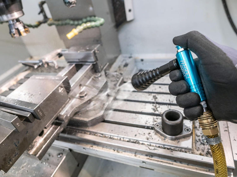 HAZET Turbo Air Blow Gun 9040T-1 with Swirl Nozzle – High-Pressure Dust & Chip Remover, 6 Bar