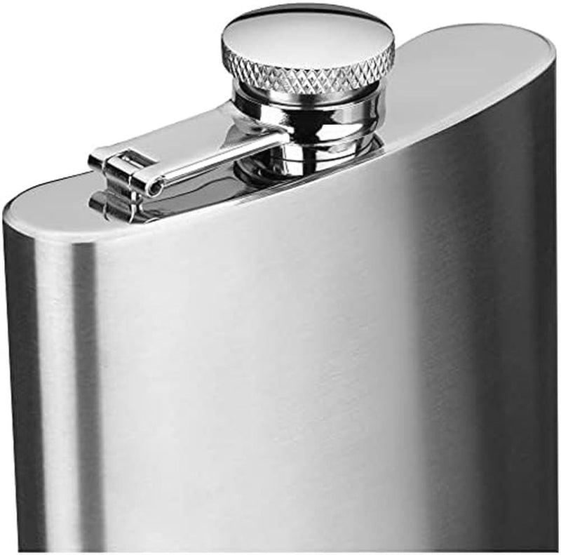 WMF Manhattan Hip Flask Set – 6-Piece 200ml with Leather Case