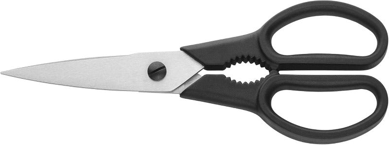 ZWILLING Twin L Küchenschere, Länge: 20 Cm, Rostfreier Spezialstahl/Kunststoff, Universal- Und Vielzweckschere, Schwarz