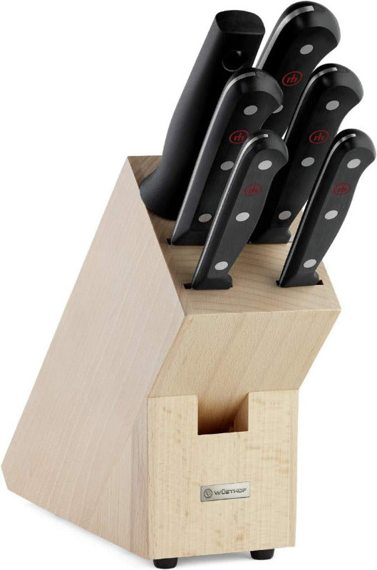WÜSTHOF Gourmet Knife Block – 5-Piece Set | German Steel Kitchen Essentials