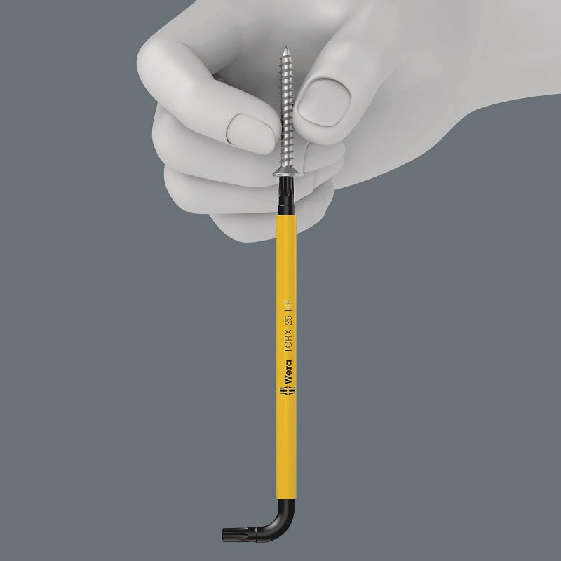 WERA 967/9 TX Multicolour HF‑1 Torx L‑Key Set – 9 Piece with Holding Function (05024179001)