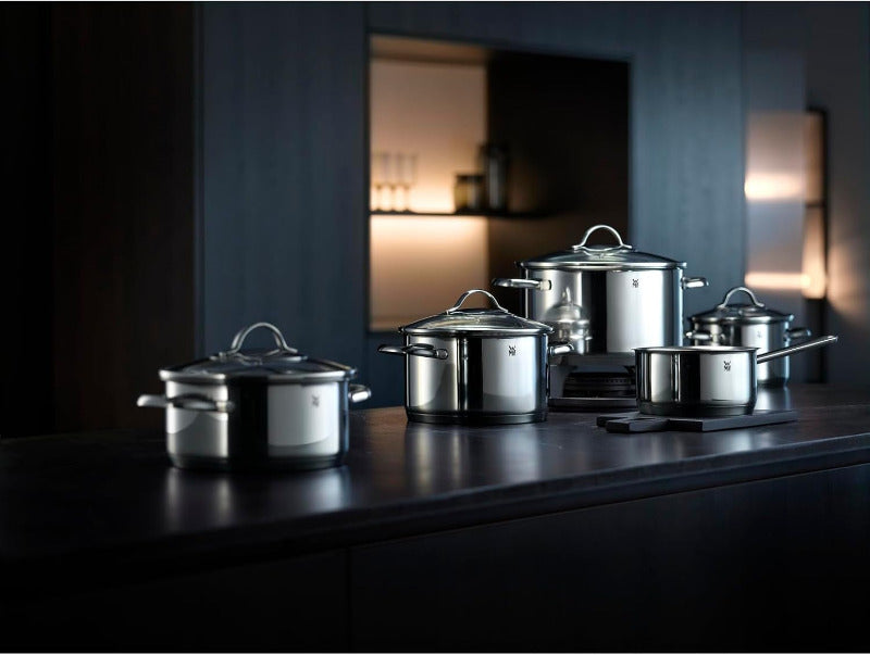 WMF Provence plus 5-pieces induction Cookware Set with Glass Lid