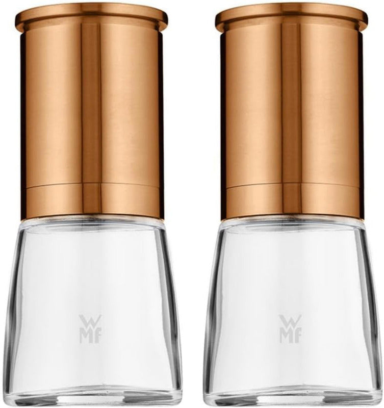 WMF De Luxe Salt and Pepper Mill Set – 3-Pieces Ceramic Grinding Mechanism