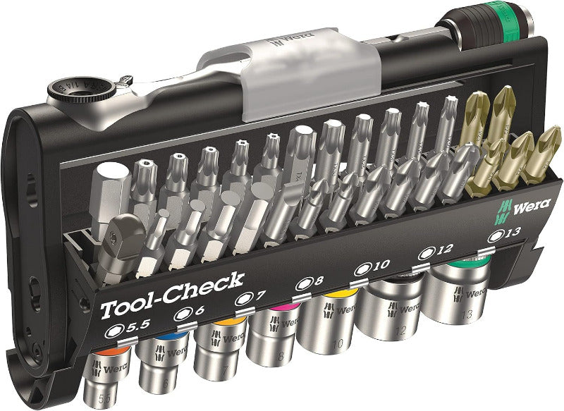 Wera 05073220001 Tool-Check 1 SB, Kompakt Werkzeug Satz, Metrisch, 38-Teilig