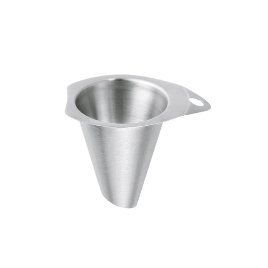 ZASSENHAUS Stainless Steel Spice Funnel – Compact Refill Tool (Silver)