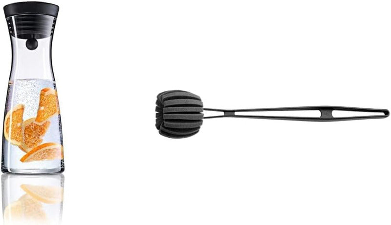 WMF Basic Water Carafe – 1.5 Liters Glass Carafe with Silicone CloseUp Lid