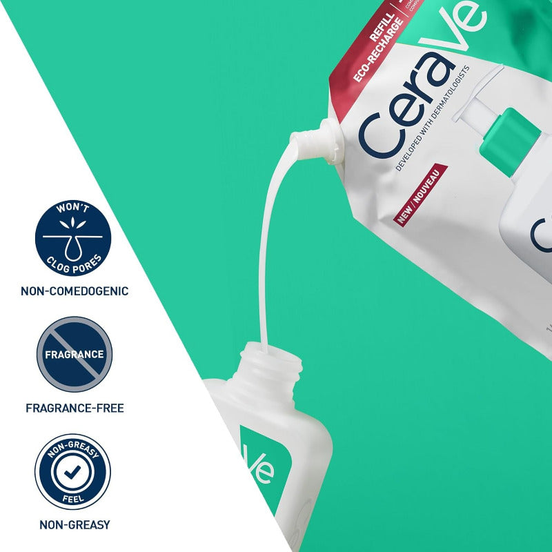 Cerave Foam Facial Clean Refill Pouch