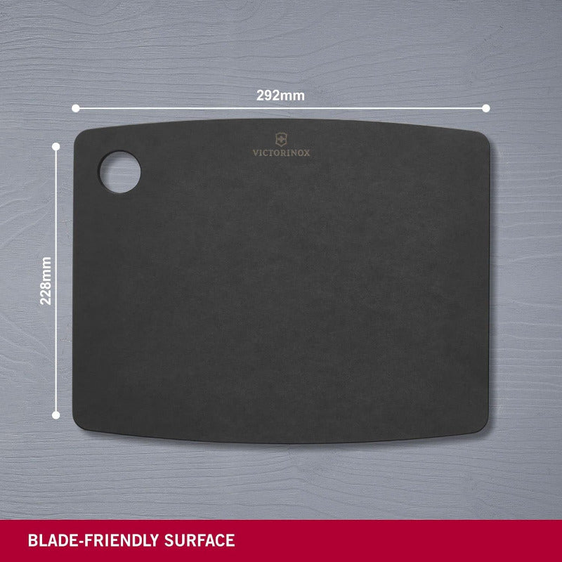Victorinox Kitchen Series Cutting Board S – Durable, Dishwasher Safe & Knife-Friendly (Black)