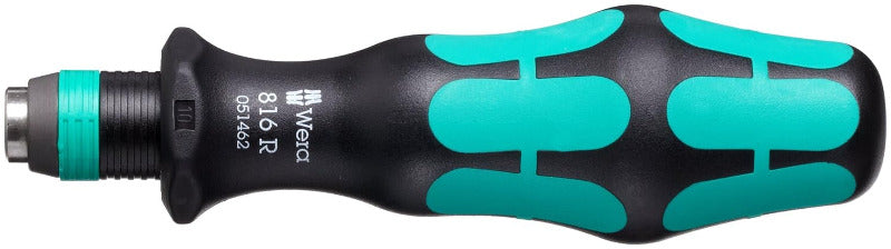 Wera 810/1 Bit-Handhalter Mit Sprengring, 1/4 Zoll X 120 Mm, 05051005001, Silber