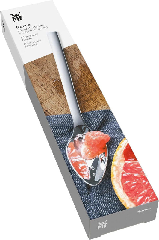 WMF Nuova Grapefruit Spoon Set – 2-Piece, 16 cm Cromargan® Stainless Steel