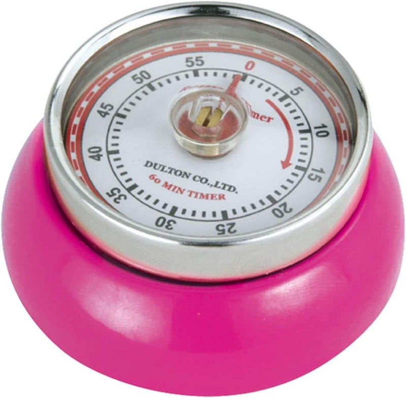 ZASSENHAUS Speed Kitchen Timer – Analog Countdown Clock with Alarm (White)