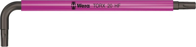 WERA 967/9 TX Multicolour HF‑1 Torx L‑Key Set – 9 Piece with Holding Function (05024179001)