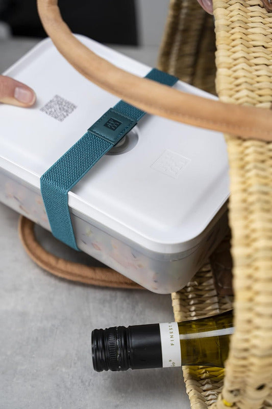 ZWILLING Fresh & save Vakuum Starterset Für Lebensmittel, Glas, 16-Teilig, Inkl. Dose, Pumpe Und Beutel, La Mer
