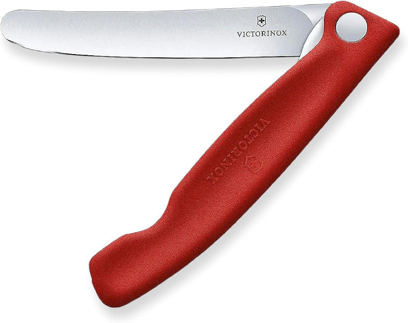 Victorinox Swiss Classic Tomato and Table Knife – 11 cm Ultra-Sharp Straight Edge, Stainless Steel, Black Handle