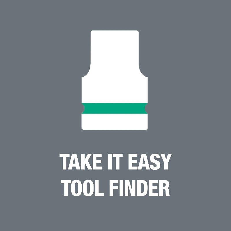 WERA 8790 C Impaktor Deep Set 1 – 11‑Piece Deep Socket Set (05004841001)