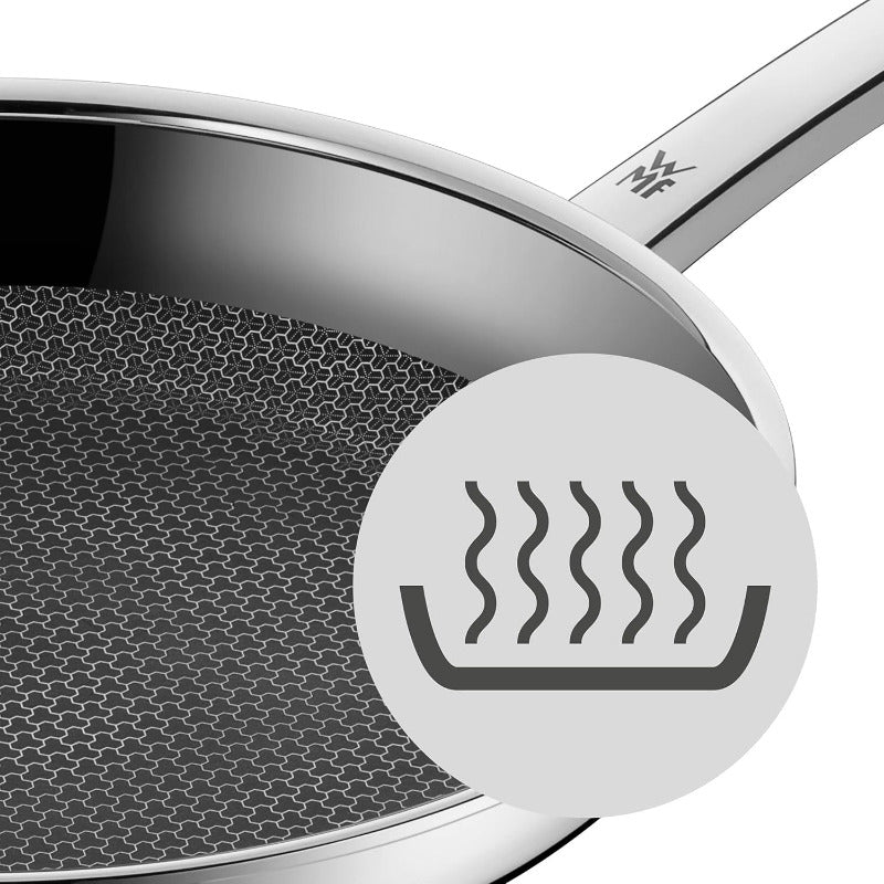 WMF Profi Resist Frying Pan – 28 cm Non-Stick Honeycomb Surface