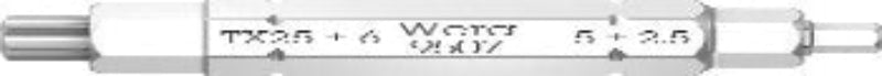 WERA 9506 SB 4‑in‑1 Hex Socket Bit – 3/4/5/6 mm, ¼″ Drive