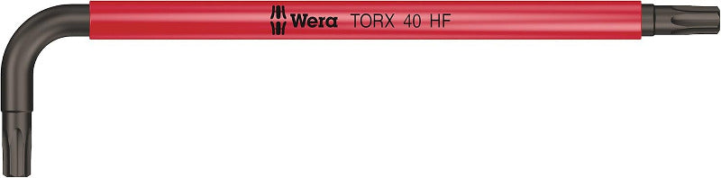 WERA 967/9 TX Multicolour HF‑1 Torx L‑Key Set – 9 Piece with Holding Function (05024179001)