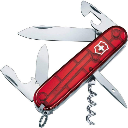 VICTORINOX Spartan Swiss Army Knife – 12-in-1 Multitool Pocket Knife with Corkscrew, Blade, Can Opener & More