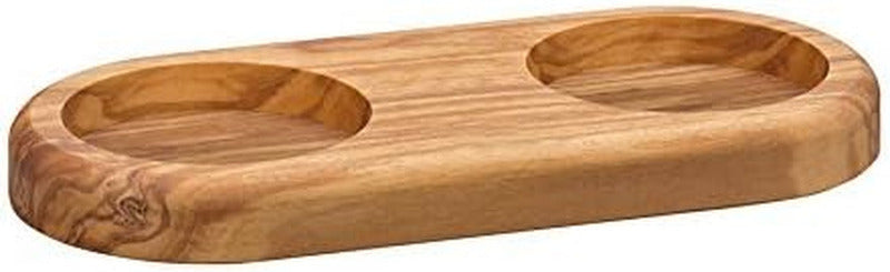ZASSENHAUS Salt & Pepper Mill Set with Tray – Olive Wood