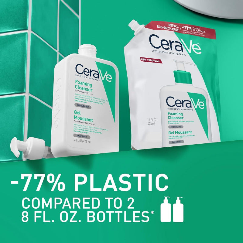 Cerave Foam Facial Clean Refill Pouch