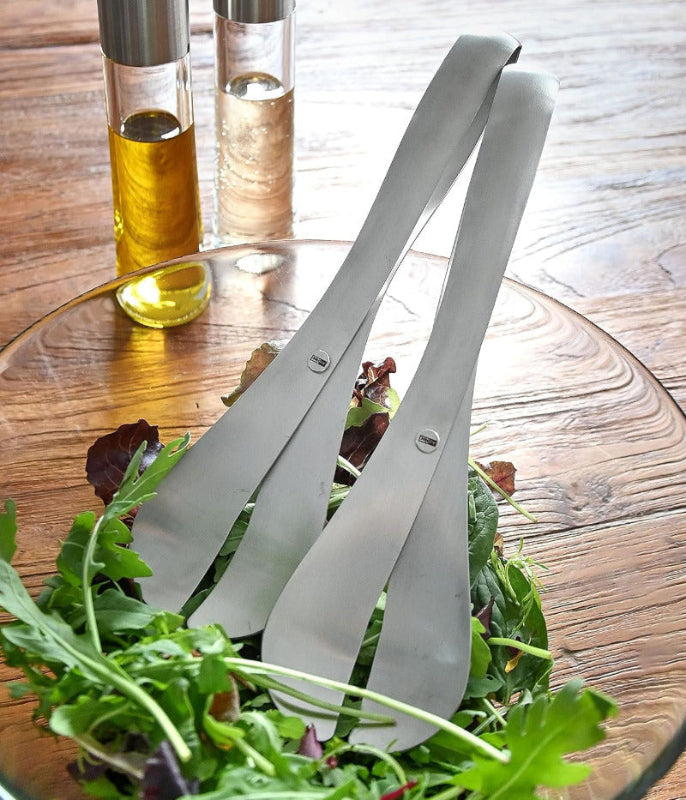 ADHOC SG10 Curve Salad Servers – 2-Piece Set | Stainless Steel